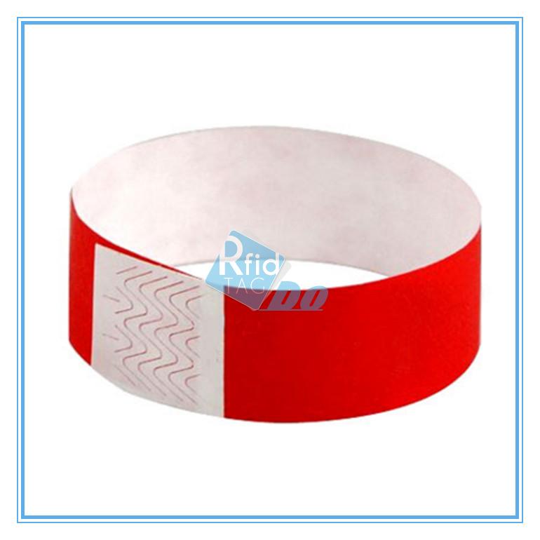 RFID Hospital  Wristband Paper Tyvek Thermal Printable RFID Wristbands